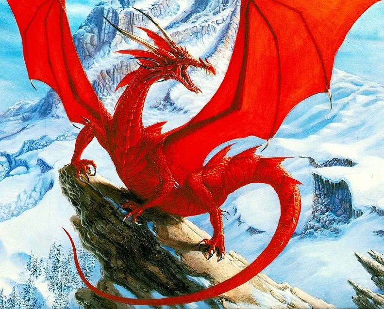 Dragon Mountain (cover of TSR boxed adventure) by Jennell Jaquays