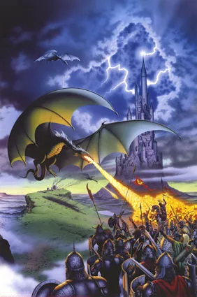 Dragon Combat by Steve Read