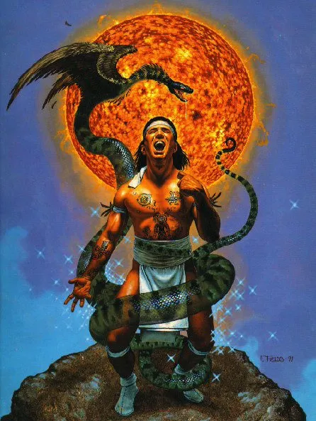 Cover of Sons of Azca (D&D Hollow World supplement) by Fred Fields