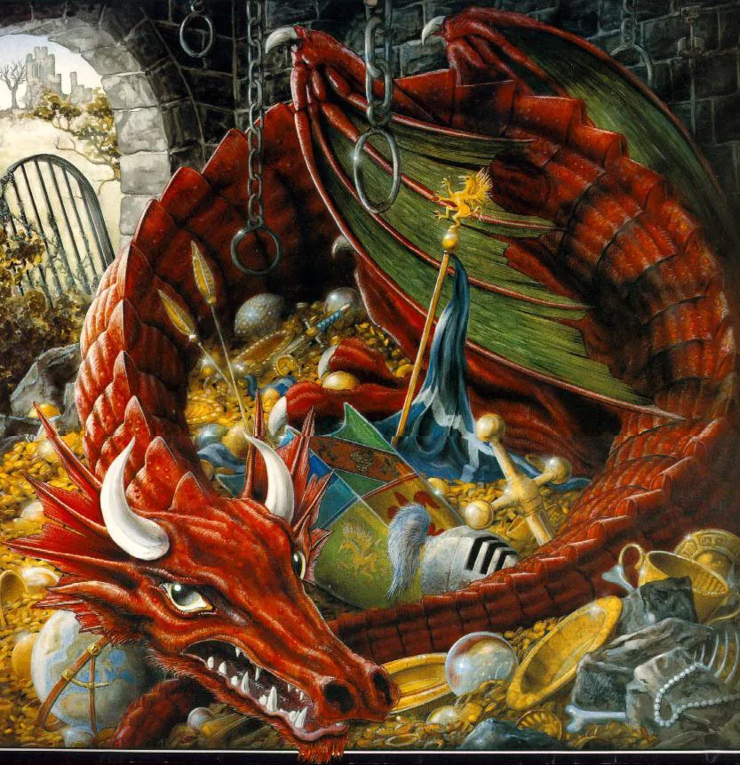 Illustration from The Discovery of Dragons by Graeme Base