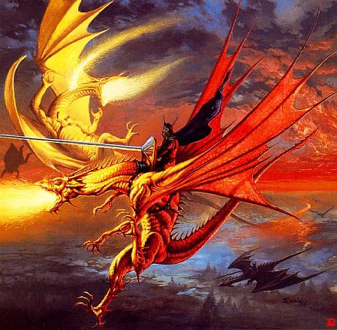 Dragon Highlord by Jeff Easley