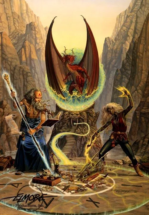 Conjuring Stone by Larry Elmore