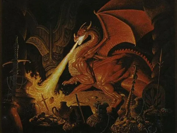 Smaug by Greg and Tim Hildebrandt