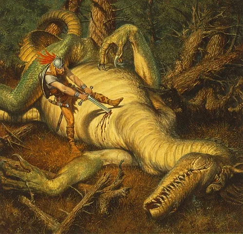 The Dragon Slayer by Darrell K. Sweet