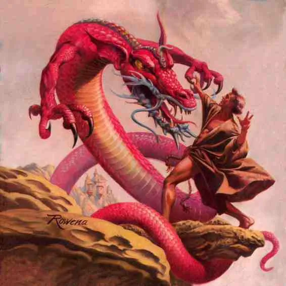 The Vermilion Dragon by Rowena Morrill
