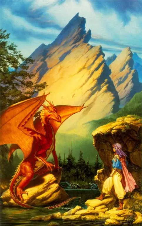 Dragon Lake (cover) by Michael Whelan