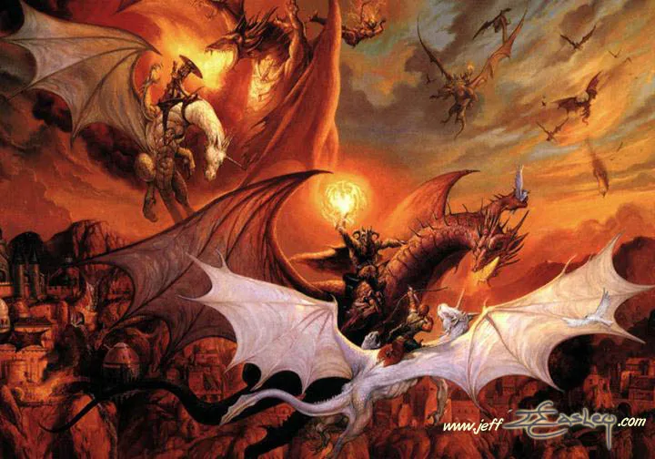 The Siege of Lord Eyrie's Crag by Jeff Easley