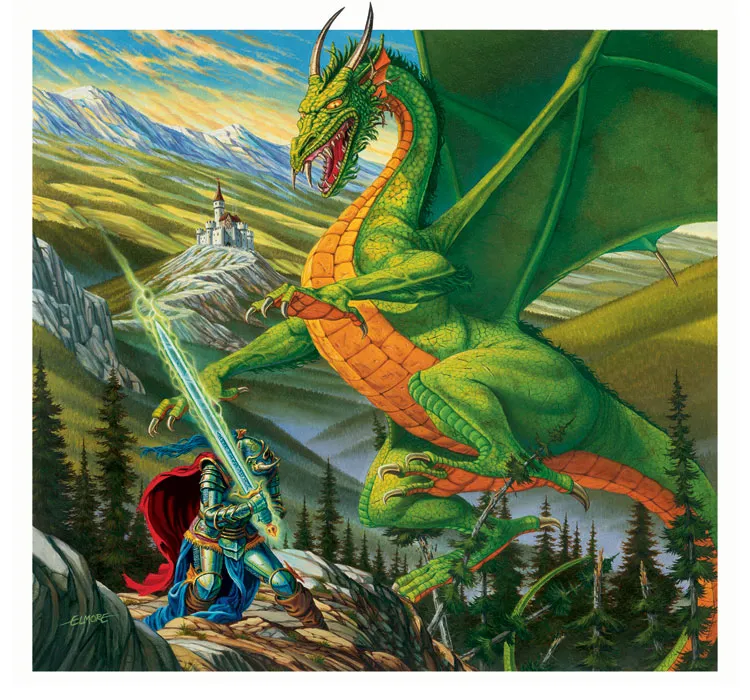 D&D Dragon Blade by Larry Elmore