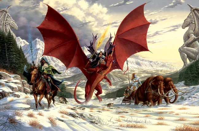 Through the Dragon Pass by Larry Elmore