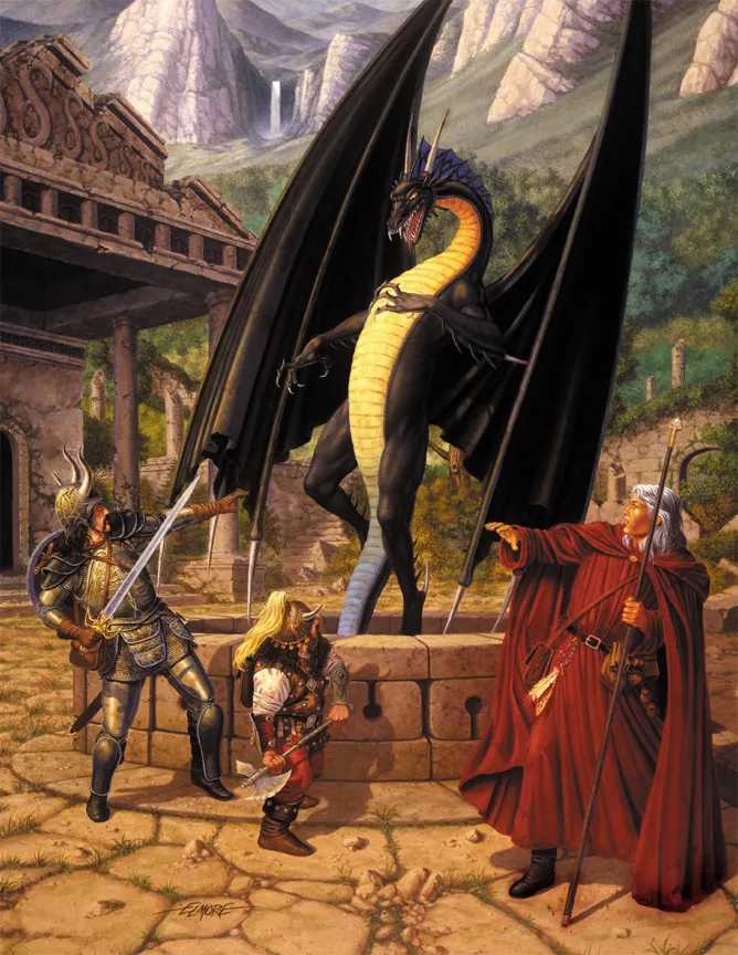 Out of the Darkness by Larry Elmore