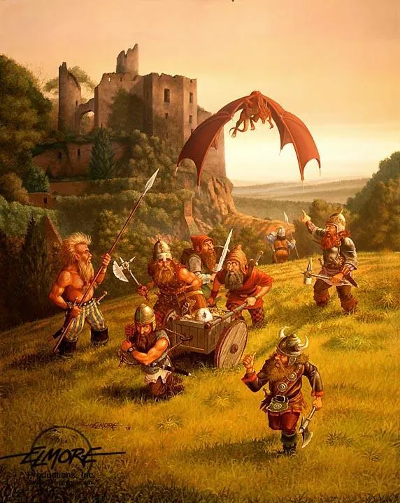 Dwarven Kingdoms of Krynn by Larry Elmore