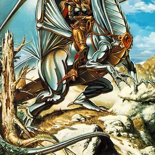 Dragon art by Clyde Caldwell
