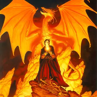 Dragon Fire by Michael Whelan