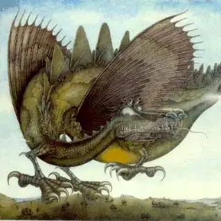 Dragon art by Wayne Anderson