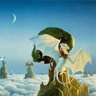 Weyrworld (cover of All the Weyrs of Pern) by Michael Whelan